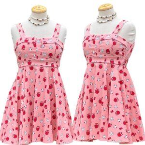 Owl Print Vintage Style Pin Up Rockabilly Dress